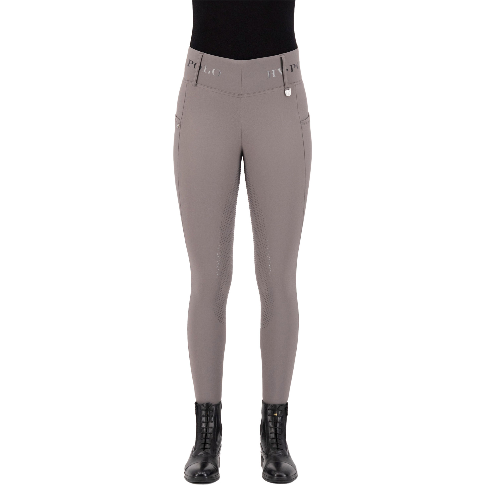 HV Polo Womens Favourite Highwaist Full Grip Riding Tights 201093514 - Dark Sand